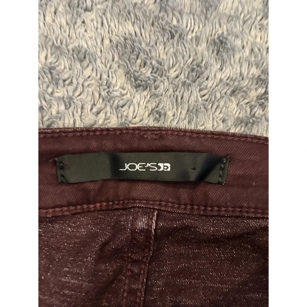 Joe's Jeans Womens 28 Visionaire Skinny Denim Purple Plum Stretch Casual